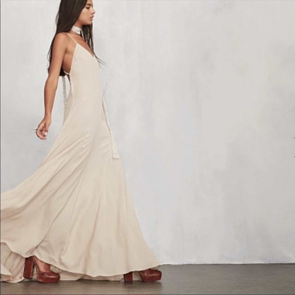 Reformation Arabeth Long Open-back Dress - Picture 2 of 9